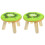 Cake Decorative Stool Chairs Outdoor Toddler 2 Pieces 3