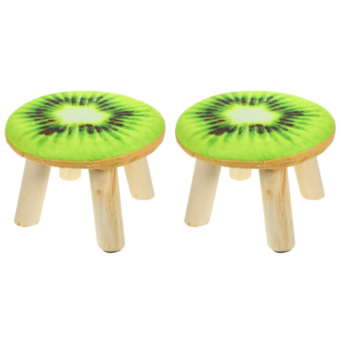 Cake Decorative Stool Chairs Outdoor Toddler 2 Pieces 2