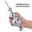 Plastic Silver Christmas Tree Topper Ornament 6