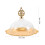 Round Iron Cake Stand with Clear Dome Cover 2