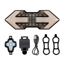 Guangmc rear bike lamp rechargeable warning light 1 set
