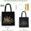 DIY embroidery kit for canvas tote bag with pattern, hoops, 2