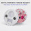 Μαγνητικό ανοιχτήρι μπουκαλιών Kirby με μαγνήτες ψυγείου - Αυτοκόλλητο - Μοναδική 4
