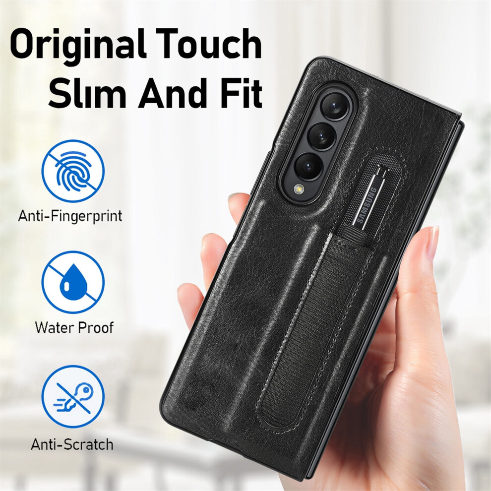 Pu Leather Wallet Case For Samsung Galaxy Z Fold 4 5G 7.6 9104145187112