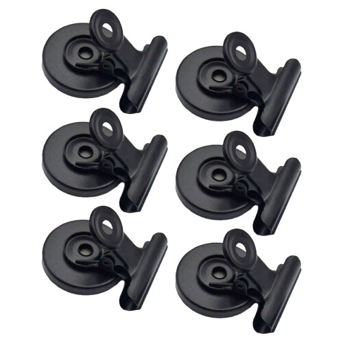 Magnetic Clips Heavy-Duty 6 Pcs White 1
