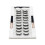 Μαγνητικές βλεφαρίδες Herrnalise 10 ζευγάρια με 2 eyeliner, Ψεύτικες βλεφαρίδες για 1