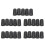 25 Pcs Cello Endpin Tip Protector Rubber Cello Tail Pin Case Tip Cap Protector Non-Slip Mat 1