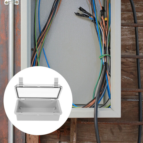NICEXMAS Plastic Electric Junction Box Waterproof 1 Pc 2