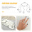 Silver chain finger ring for women 3