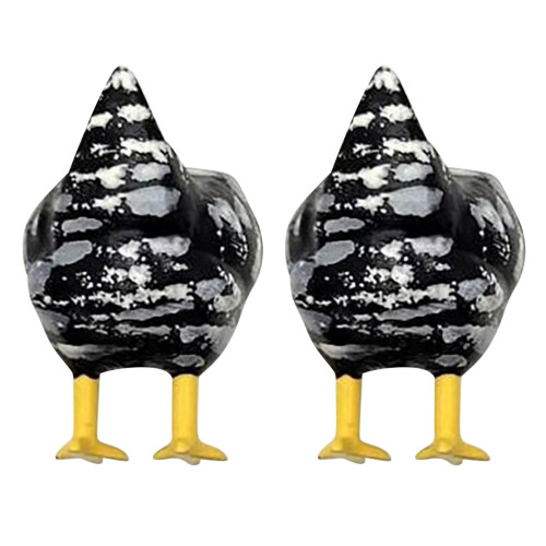 Chicken Butt Magnet Set Refrigerator Decor 2 Pieces