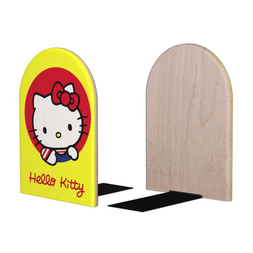 Hello Kitty bogstøtter i metal, 2-pak 1