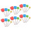Guangmc round paint sponge brush set 24 pcs 2