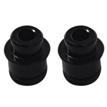 2X Cilindro Adattatore Mozzo Bici da 12 mm Un Mozzo Passante M9 per Adattatore di Conversione Anteriore E Posteriore Un Sgancio Rapido Parti Della
