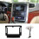 10 Inch Car Frame Fascia Adapter W/Cable for  Alphard Vellfire 2008-2015 Android Radio Dash Fitting Panel Kit 2