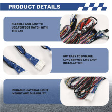 16 Pin Car Wiring Harness Adapter Canbus Decoder Box with Android Radio Power Cord for Murano 2011-2014