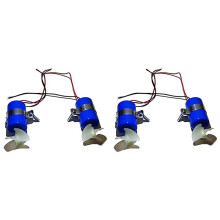 2 Pair RC Jet Boat Underwater Motor Thruster 7.4V 16800RPM CW CCW 3-Blades Propeller for DIY Micro-ROV Robot RC Bait
