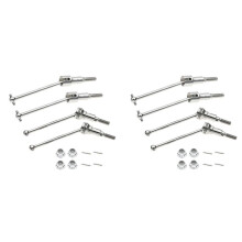 2Conjunto Eixo de Acionamento Frontal e Traseiro de Metal CVD para HBX 16889 16889A 16890 16890A SG1601 SG1602 1/16 RC Car Upgrade Parts