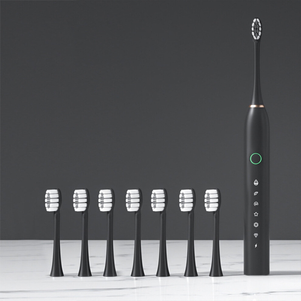 Karymi electric toothbrush with 8 brush heads 6-speed IPX7