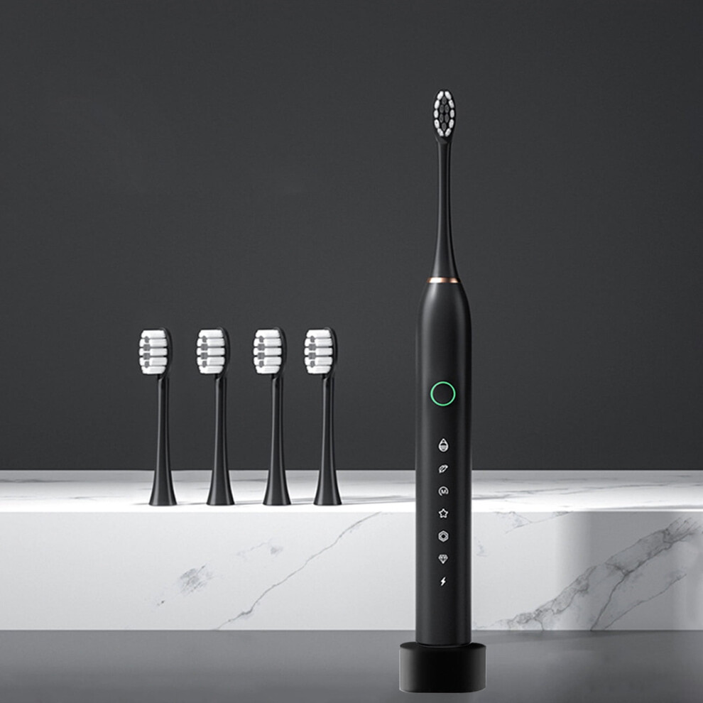 Karymi electric toothbrush with 4 brush heads and 6 speed