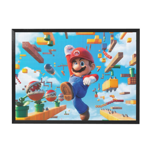 Διακοσμητική Τέχνη Τοίχου Super Mario - Διακοσμητική Τέχνη Τοίχου με Πλαίσιο