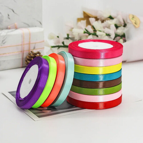 Satin Ribbon 6–50mm 25 Yards per Roll 1