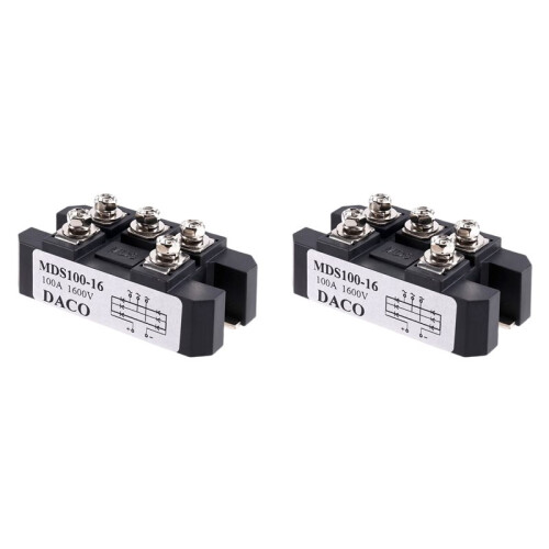 2X Three-Phase Rectifier Module MDS100-16 MDS100A1600V Three-Phase Bridge Rectifier