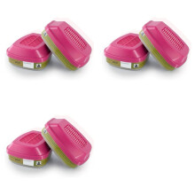 Cartucho de Respirador P100, Filtro de Partículas 60926, Compatible con 6000 7000 FF-400, Filtro de Partículas 6 Piezas