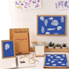 120 Hojas de Papel de Cianotipo A5 Kit de Arte de Impresión Solar Papel de de Alta Sensibilidad Kit de Impresión de Natural Papel de Arte de