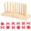 Double Sided Bow Maker for Ribbon, Bow Maker Wooden Wreath Bow Maker Tool Durable Portable Bow Tie Machine 3