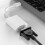Cable adaptador USB-C a VGA plateado 4
