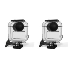 2X Étui Étanche pour Caméra pour MAX, Lunette de Caméra de Sport Panoramique, Étui de Protection Sous-Marine, Accessoires de Plongée