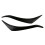 Car Front Headlight Eyebrow  Light Eyelid Eyebrow Trim Sticker for  Spade 2012-2020 4