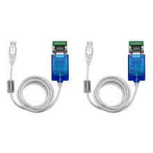 2X Câble USB Vers Série 485/422, Convertisseur de Communication Série Industriel RS485 Vers USB UT-890A-N
