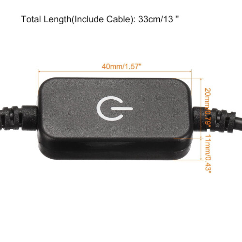 LED-touchdimmer 5V3A USB-controller voor enkelkleurige LED's 1