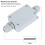 White Electric Metal Box Waterproof Outdoor 2 Count 5