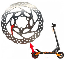 2X voor KIRIN G3 G4 Elektrische Scooter 140MM Remschijf Roestvrijstalen Remschijf Roter Scooter Onderdelen