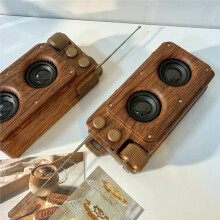 A8 Retro Wireless Speaker Home Portable Subwoofer FM Radio HiFi High-Quality Multifunctional
