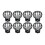 8Pcs Plastic Gutter Guards, Downpipe Leaf Guard, Downspout Filter, Drain Pipe Debris Dirt Protector, Drain Cover 2