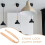 Pendant Light Chain Sleeve Flannel Wire Cover 4 pcs 4