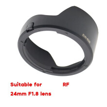 2X EW-65B Lens Hood Sunshade Cover for RF24mm F1.8 Macrois STM Replacement Camera Lens Protectors