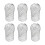 6 Pack Gutter Guards, Gutter Downspout Guards, Aluminum Gutter Guards Screen Filters, Gutter Downspout Protectors 2