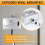 Automatic Electric Urinal Flush Valve Sensor&Manual 2 Function Exposed Wall Mount DC6V Urine Flushing 4