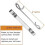 Early 2Inch Double Loop Tool Box Drawer Slide Clips Snap  Tool Box Accessories Replacement Parts (12PCS) 6