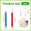 4Pcs LED Weeding Tools for Vinyl, Vinyl Weeding Tool with 2 Different Hooks Lighted Weeding Tool  Vinyl Tool 6