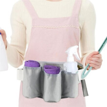 Multifunctional Cleaning Tool Waist Bag with Adjustable Belt Portable Cleaner Gardening Tool Storage Bag