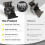 4 Pack Folding Brackets, Self-Lock Hinge with Screws for Folding Table Legs, Lock Extension Support Bracket Bed Legs 4