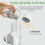 No Mess Bird Water Dispenser, Automatic  Water Feeder with Spring Valve, Clear Cage Water Drinker 4
