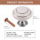 1 x Ceramic Door/Wardrobe/Cabinet/Cupboard Knob Handle Drawer White 7