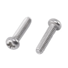M2 x 8mm 304 Stainless Steel Phillips Pan Screws Bolt 180Pcs