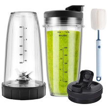 Gobelet de Rechange de 710 Ml (24 Oz) avec Couvercle à Bec Verseur pour Blender pour Nutri pour Auto IQ BL450 BL456 BL480 BL642 BN801 SS351